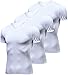 Lavento Men's Workout Shirts Cool Dry Short Sleeve Compression Tee Shirt (3 Pack-V Neck White,X-Large)