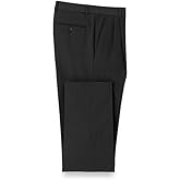 Paul Fredrick Men's Comfort Stretch Travel Pleated Pants