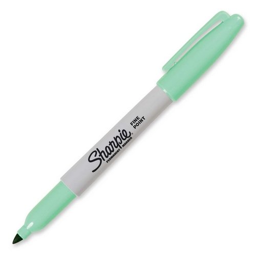 Sharpie Sharpie Permanent Marker, Fine Point, Mint 1 Each (32084)