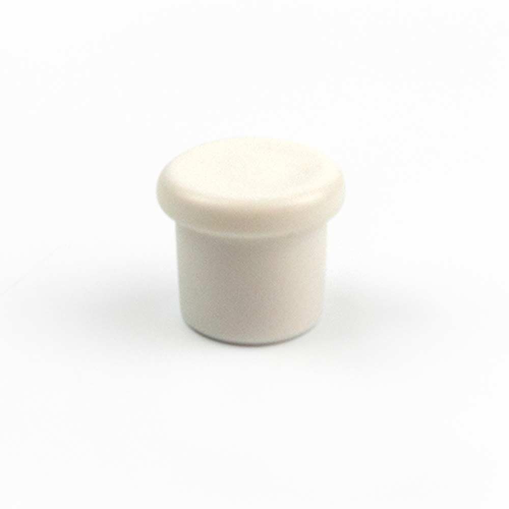 Pack of 10 Round Block Magnets 10 mm x 9 mm White