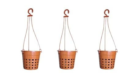 Naturally Green Premium Orchid Haning Pot, Hydroponics on Ground Tall Pot 7