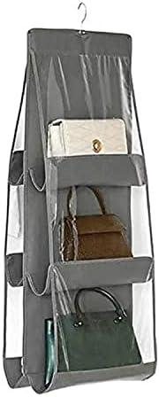 Wonshree hanging handbag purse organizer for closet wardrobe purse