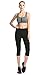 ABUSA Women's Cotton Workout Leggings Capris Power Flex Yoga Pants XXL Black