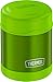 THERMOS FUNTAINER 10 Ounce Stainless Steel Vacuum Insulated Kids Food Jar, Lime Green