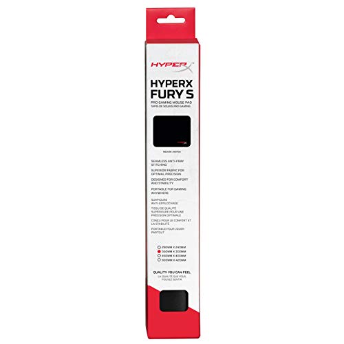 HyperX-HX-MPFS-M-Fury-S-Pro-Alfombrilla-de-raton-para-Gaming-tamano-M-36cm-x-30cm