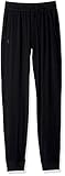 Under Armour Men's Athlete Recovery Pants Sleepwear, Black/Carbon Heather, Medium