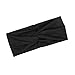 Toraway Hairband, Women Turban Twist Head Wrap Headband Soft Twisted Knot Bowknot Hair Band (Black)