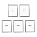 Amazon Basics Photo Rectangular Picture Frame, Pack of 5, 8