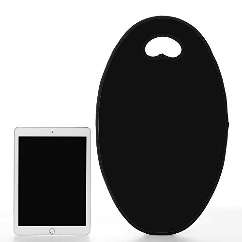 Pannow Memory Foam Kneeling Pad - Extra Large 20" x 12" Garden Kneeler for Gardening, Bath Kneeler for Baby Bath Tub, Kneeling Mat for Gym Yoga,THICKEST 1.8" (Black) - Thumbnail 3