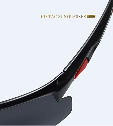 Sonnenbrille Ultraleichte Rahmen Langlebige Und Leicht Zu Reinigende HD-Polarisationsbrille Sportbrille Mit PC TAC… – Bild 7