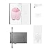 FOREO LUNA Face Exfoliator Brush and Silicone Cleansing Device for Sensitive/Normal Skin, Pink