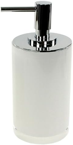 Gedy Yucca Round Free Standing Soap Dispenser in Resin, White
