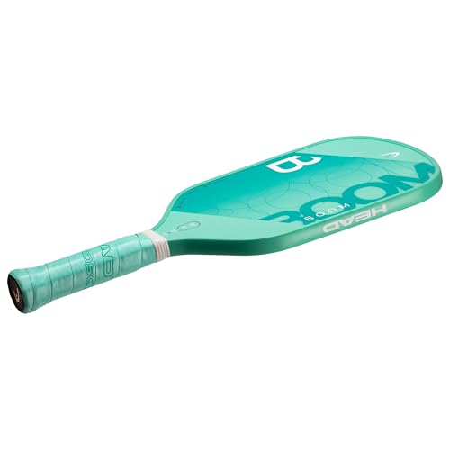 HEAD Boom Team EX 2024 Pickleball Paddle | Color: Mint | Size: 4 1/8 inches | Material: Polypropylene | for Men & Women | Advanced Spinon | Comfortable Grip | Superior Softness 3