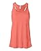 Bella Canvas Ladies' Flowy Racerback Tank L Coral