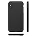 LUVVITT Svelte Case with Slim Fit Hard Shell and Soft Feel Non Slip Coating Compatible Designed for Apple iPhone Xs/X (2017-2018) - Matte Black