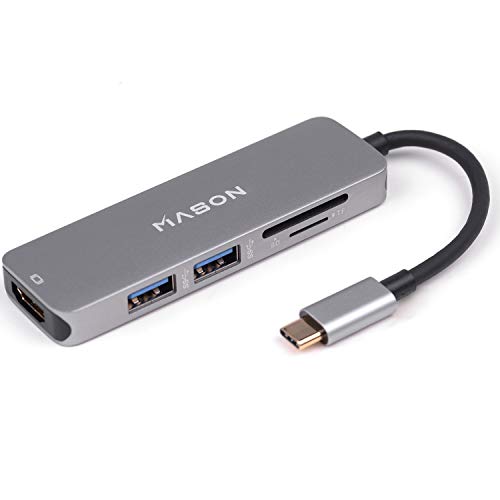 USB C Hub, 5 in 1 Multi Port Type C Adaptor, Type C Combo Hub(Thunderbolt 3) with HDMI, SD/Micro Card Reader, 2 USB 3.0 Ports for MacBook, iMac, and More USB C Devices. USB C Hub, 5 in 1 Multi Port Type C Adaptor, Type C Combo Hub(Thunderbolt 3) with HDMI, SD/Micro Card Reader, 2 USB 3.0 Ports for MacBook, iMac, and More USB C Devices.