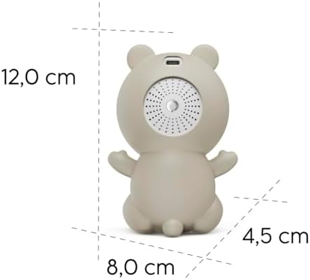 Caméra Surveillance Intelligente Connectée WiFi pour Bébé (Commande Vocale, Appli, Support de Lit, Son Bidirectionnel, Slot Carte SD, Veilleuse Vision Nuit Capteur Température Berceuse)