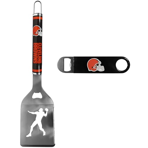 Siskiyou NFL Cleveland Browns Steel Logo Spatula w/Bottle Opener, One Size, Tea…