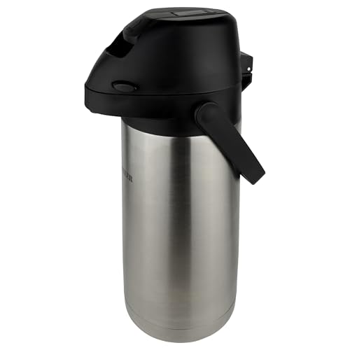 Pioneer 1.9 Litre Thermal Flask Lever Airpot With Coffee Label