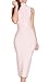 Whoinshop Women's High Neck Below Knee Bandage Pencil Party Prom Dress