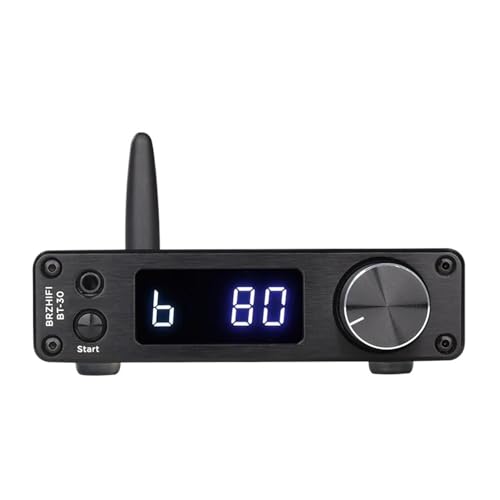 C5X2Y9 HD 5.1 Decoder Audio Receiver ESS9038 Lossless Decoding Supports LDAC APTX-HD HD Format High-Power Amp(Silver)