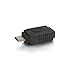 C2G USB Adapter, USB 2.0 Mini-B Female to Micro-USB B Male, Black, Cables to Go 27367