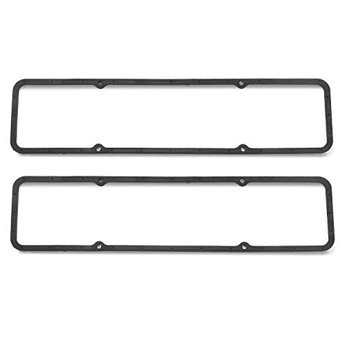 Donepart SBC Valve Cover Gasket 7484BOX Steel Core Rubber Gasket Replacement for Small Block Chevy 350 283 305 327 383 400