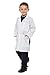 Dress Up America Kids Lab Coat – White Doctor Costume for Boys & Girls – STEM Play Dress-Up for Scientists & Doctors