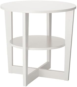 Amazon Com Ikea Side Table White 23 5 8 Kitchen Dining