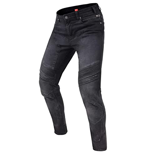 REBELHORN Eagle III Mens Motorcycle Jeans, Aramid Fibre Lining, Knee and Hip Protectors, SAS-TEC Slim Fit