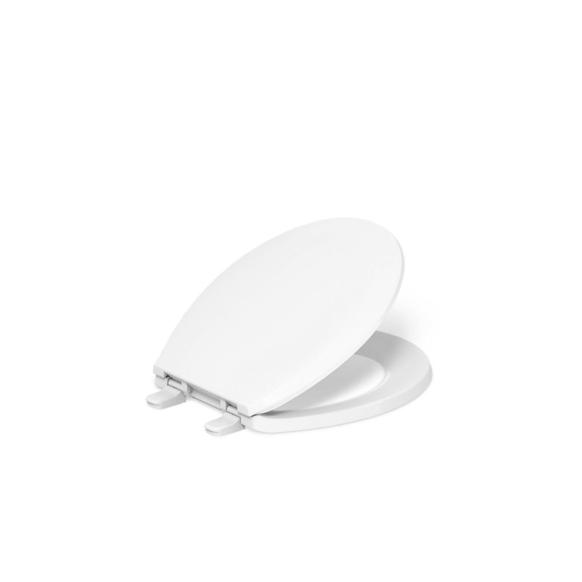 KOHLER K-4662-0 Lustra with Quick-Release Hinges Toilet Seat, White, Round