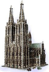 Cologne Cathedral, 704 Piece 3D Jigsaw Puzzle Made by Wrebbit Puzz-3D