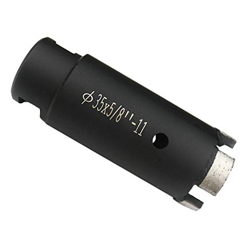 JDK Diamond 1-3/8'' Wet Core Drill Bit for Granite Concrete Marble Masonry Coring 35mm Hole Saw (35mm)