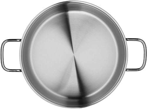 Diadem Plus Casseruola alta con coperchio, in acciaio INOX 18/10, 24 cm