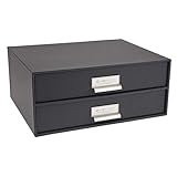 Bigso Birger 2-Drawer Fiberboard Label Frame