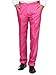 Offstream Men's Party Costume - 2 Piece Solid Color Outfit for Halloween Party with Jacket - Pants & Tie - Pink
