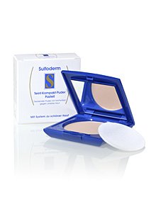 Teint-Kompakt-Puder Pastell Set 2x10g. Deckendes Puder mit Matteffekt gegen unreine Haut