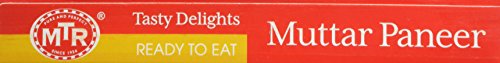 MTR Ready To Eat, Muttar Paneer, 10.6 Ounce (Pack of 20)