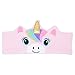CozyPhones Kids Headphones Volume Limited with Ultra-Thin Speakers & Super Soft Fleece Headband – Perfect Toddlers & Children’s Earphones for Home, School & Travel – Pink Rainbow Unicornthumb 2