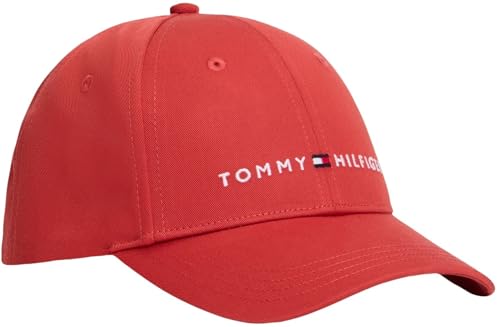 Kinder Unisex Cap Essential mit Snapback-Verschluss, Rot (Terracotta Red), S-M