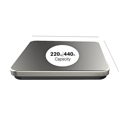 Postal-Scale-Heavy-Duty-Digital-for-Shipping-and-Postal-with-Durable-Stainless-Steel-Large-Platform-440-lbs-Capacity-x-6-oz-Readability-UPS-USPS-Post-Office-Postal-Scale-and-Luggage-Scale