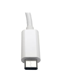 Cable de alimentación de computadora estándar Tripp Lite 10 A, 18 AWG. 14, blanco