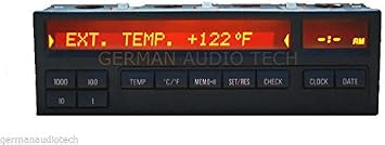 Amazon Com Rebuilt 11 Button On Board Computer For Bmw E36 Obc Check Control 1992 1999 318 325 328 M3 62138357666 Automotive