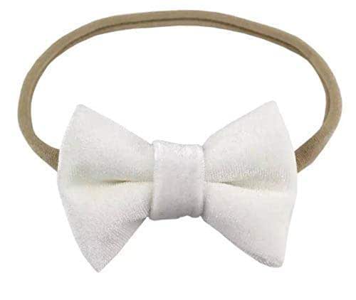 white nylon headbands