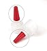 Yorker Dispensing Caps Long Overcap Red Sealer Tip Replacement Extra Caps (12)