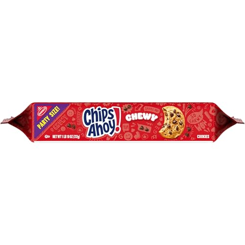 CHIPS AHOY! CHEWY CHOCOLATE CHIP COOKIES, PARTY SIZE, 26 OZ