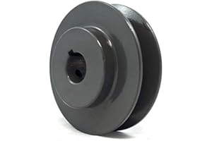 VXB Brand BK50-7/8" Inch Bore Solid Pulley with 5" OD for V-Belts cast Iron Size 4L, 5L OD : 5" Inch Grooves : One Groove Quantity : 1 Pulley