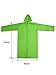 Mudder Adult Portable Raincoat Rain Poncho with Hoods and Sleeves (Green)