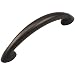 Cosmas 323-64ORB Oil Rubbed Bronze Modern Cabinet Hardware Arch Handle Pull - 2-1/2" Inch (64mm) Hole Centers