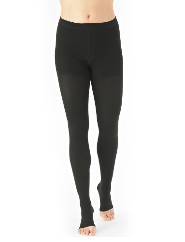 NEO G Pantyhose Compression Hosiery (Open Toe) - X-LARGE - Black - Medical Grade True Graduated Compression 20-30mmHg HELPS reduce symptoms of tired, aching legs, mild oedema (edema) & swelling